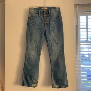 Madewell Cali Demi-Boot Jeans Size 24P